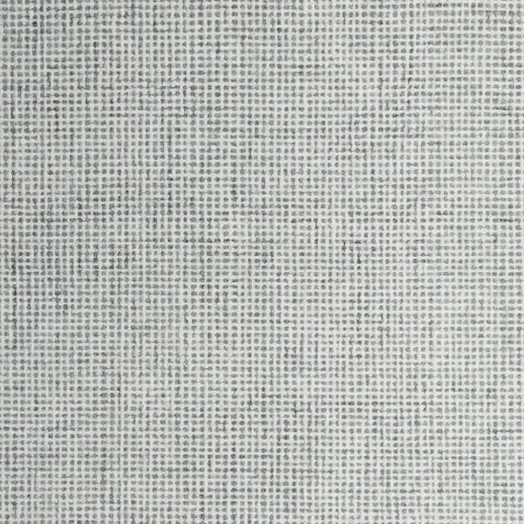 8' X 10' Green and Ivory Wool Checkered Hand Tufted Area Rug