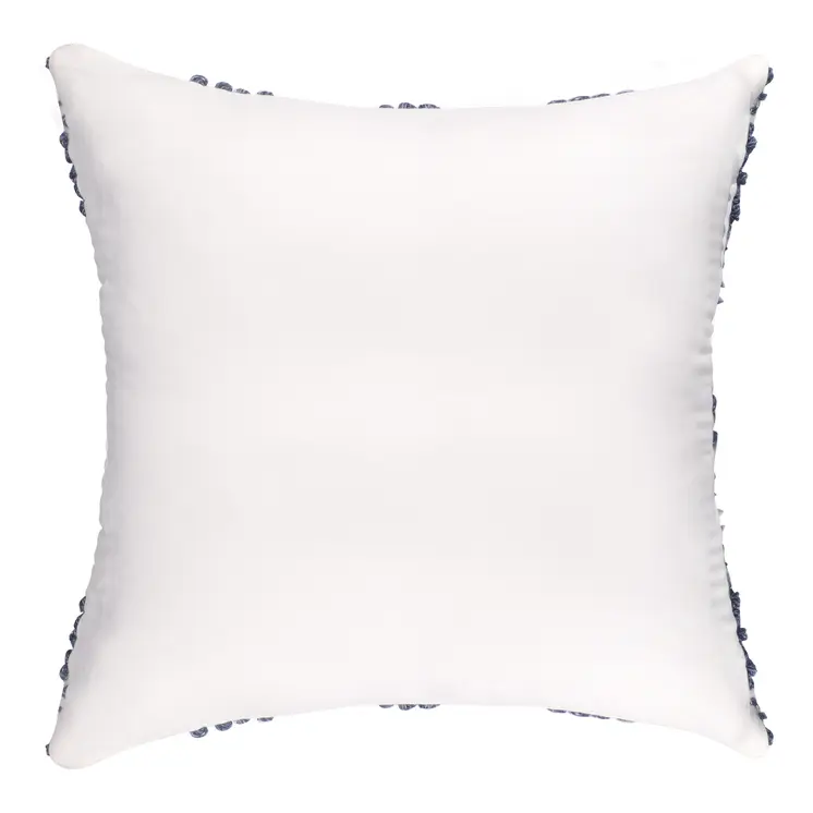 20" Blue Geometric Throw Pillow