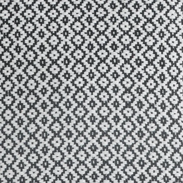 Set of Two Gray Chevron Cotton Throw Pillow
