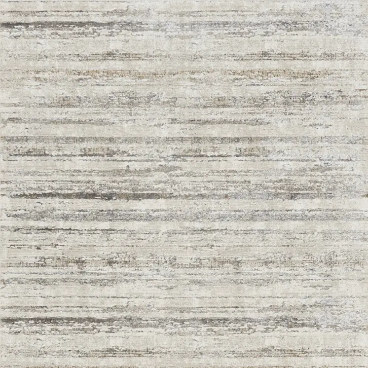 9' X 12' Cream and Gray Abstract Non Skid Area Rug