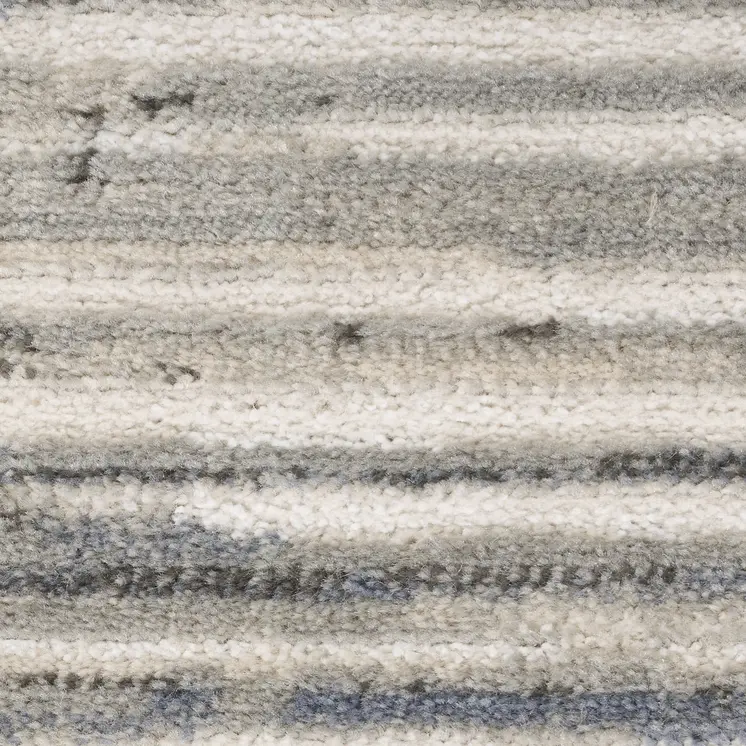 9' X 12' Ivory Brown and Gray Abstract Non Skid Area Rug
