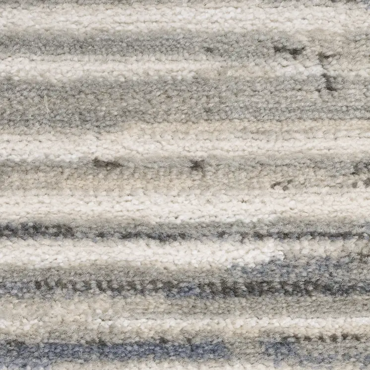 9' X 12' Ivory Brown and Gray Abstract Non Skid Area Rug