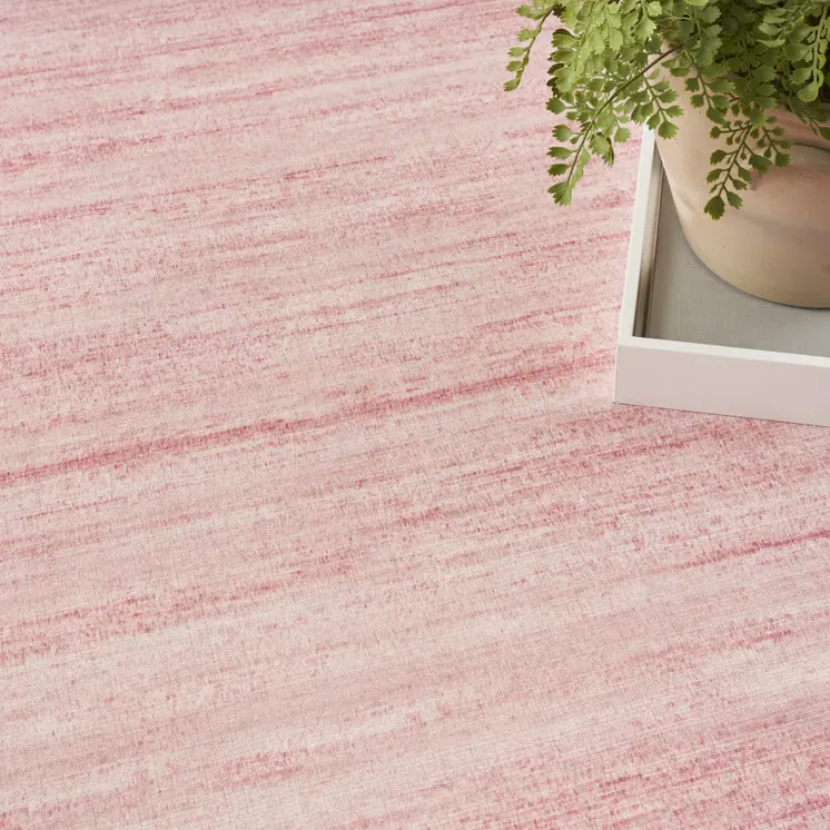 8' X 10' Pink Washable Area Rug