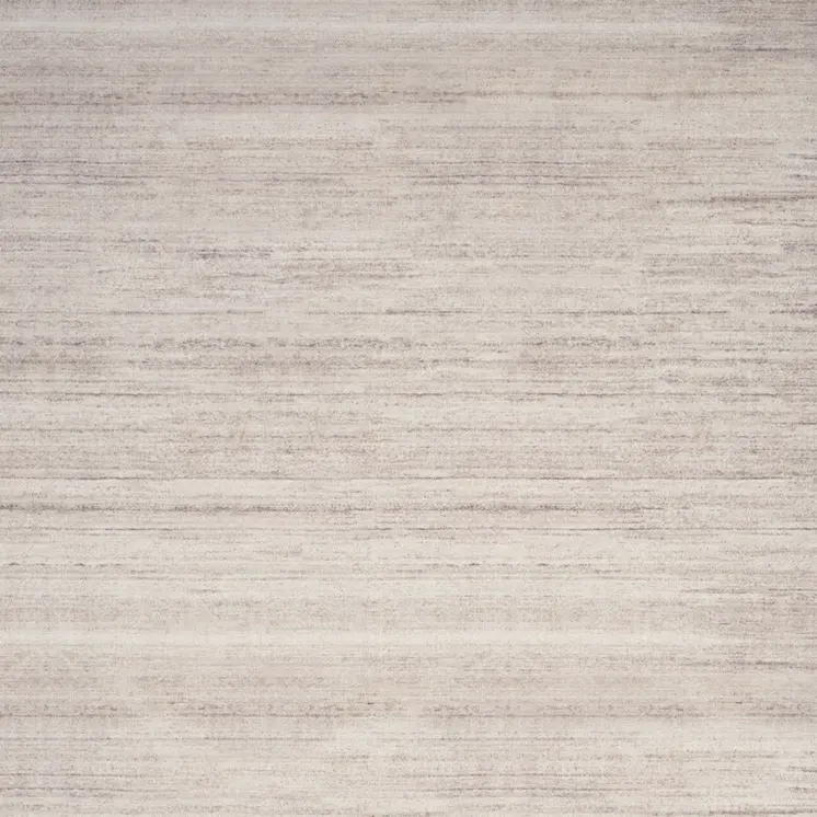 8' X 10' Ivory and Light Brown Washable Area Rug