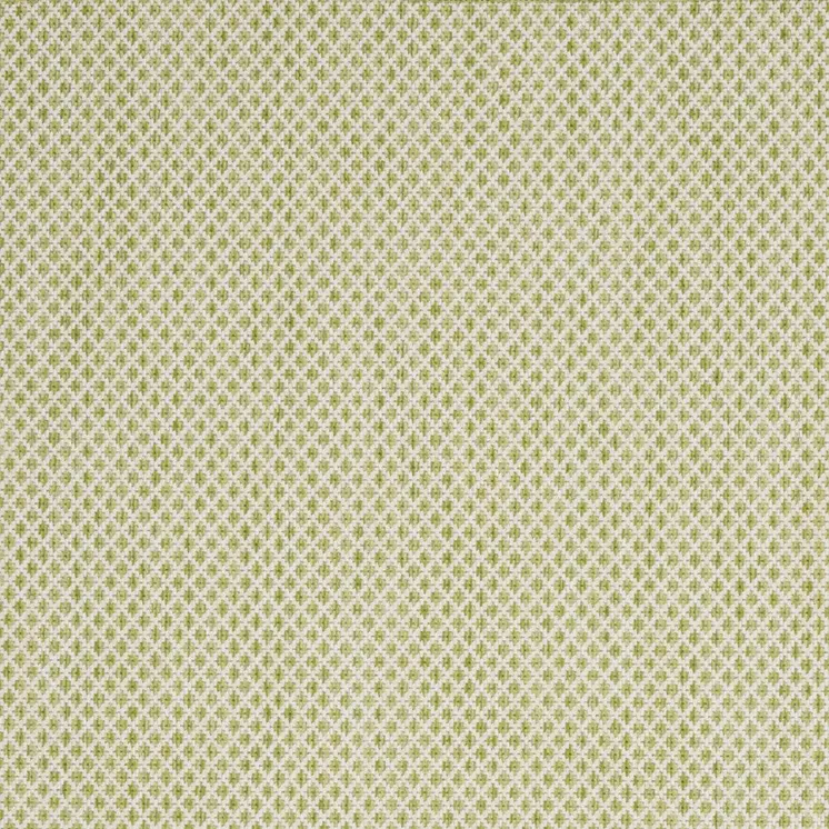 3' X 5' Ivory And Green Geometric Indoor Outdoor Area Rug