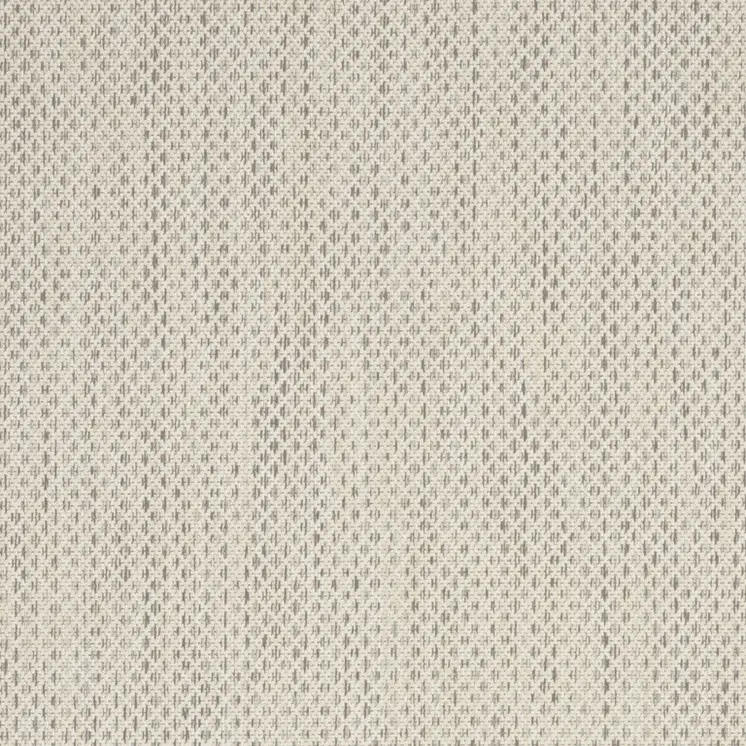 3' X 5' Ivory And Silver Geometric Indoor Outdoor Area Rug