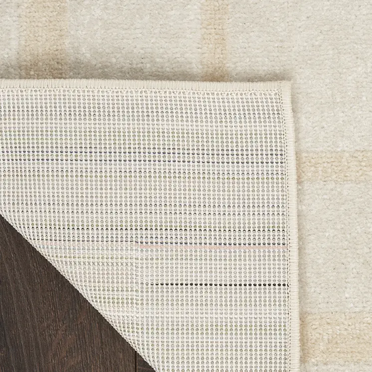 3' X 5' Navy Blue And Ivory Palm Leaf Indoor Outdoor Area Rug