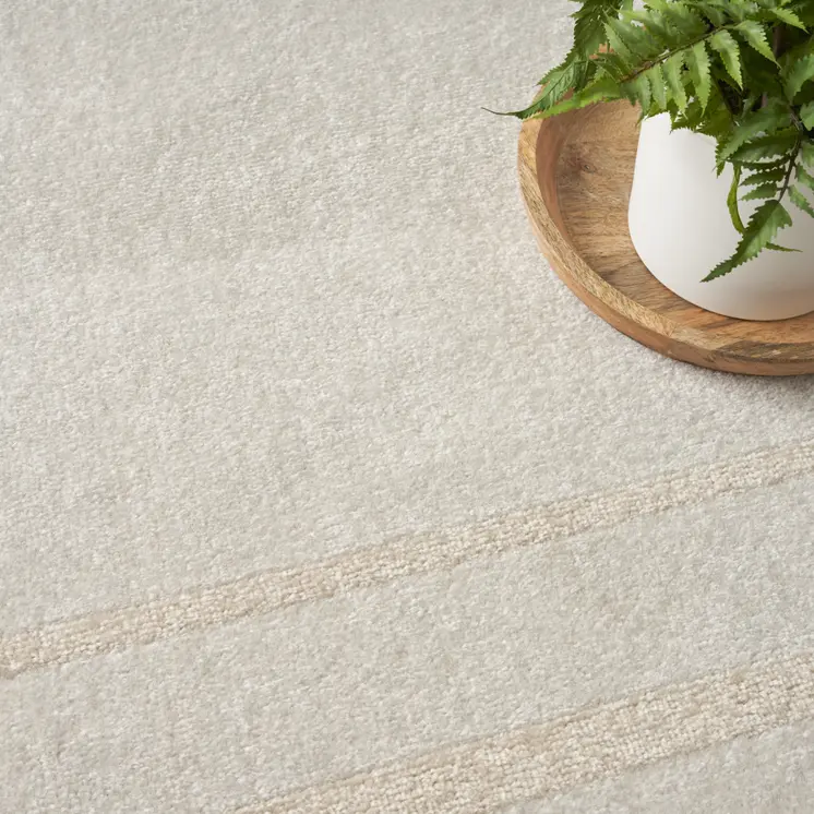 3' X 5' Navy Blue And Ivory Palm Leaf Indoor Outdoor Area Rug