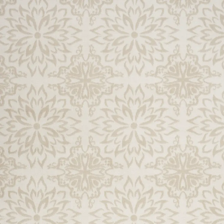 8' X 10' Beige And Ivory Floral Area Rug