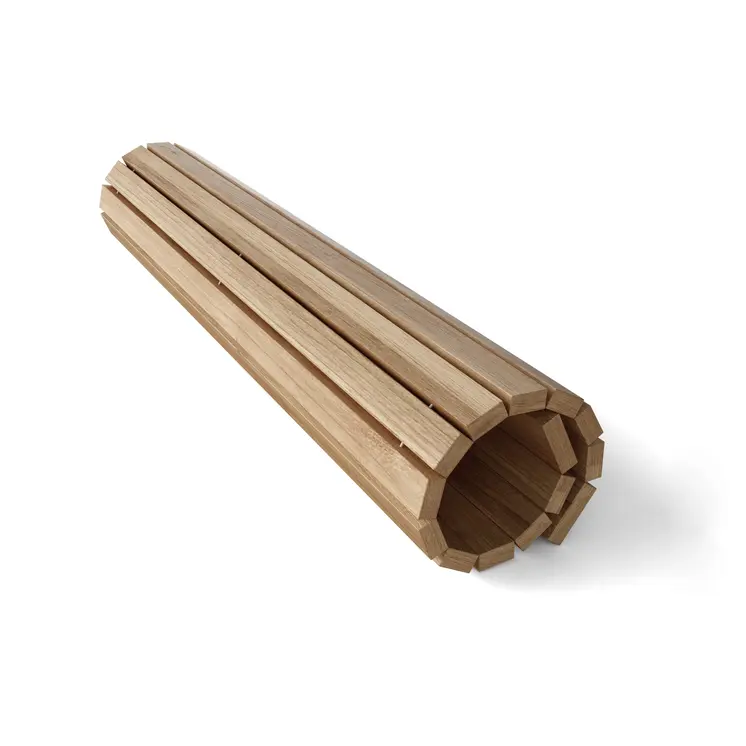 Natural Teak 20" Square Shower Mat