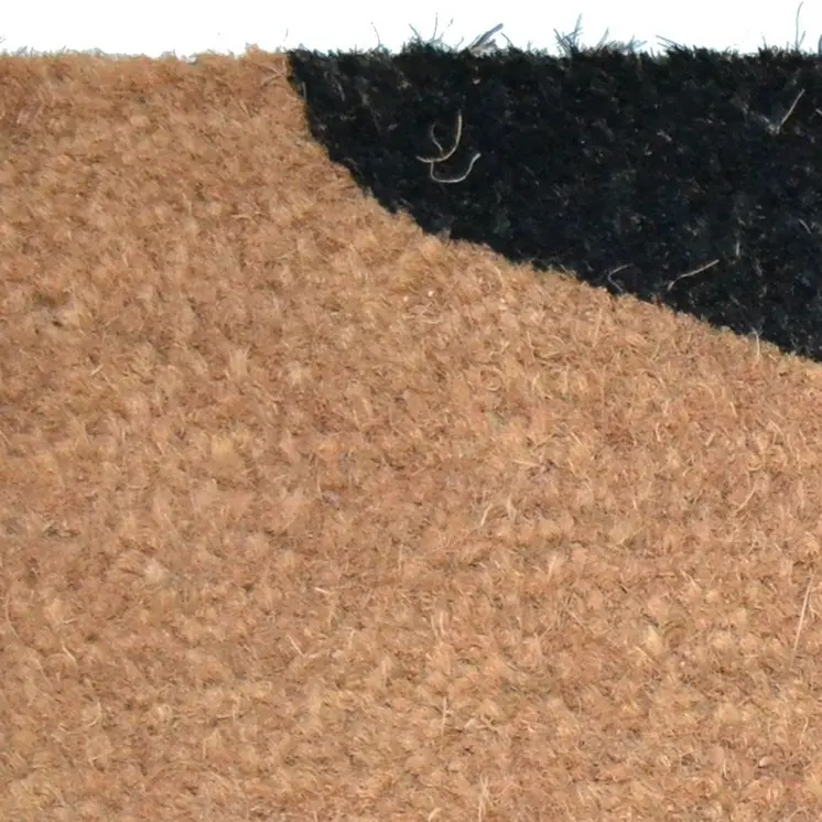 18" X 30" Brown and Black Coir Come In Wine a Little Outdoor Door Mat