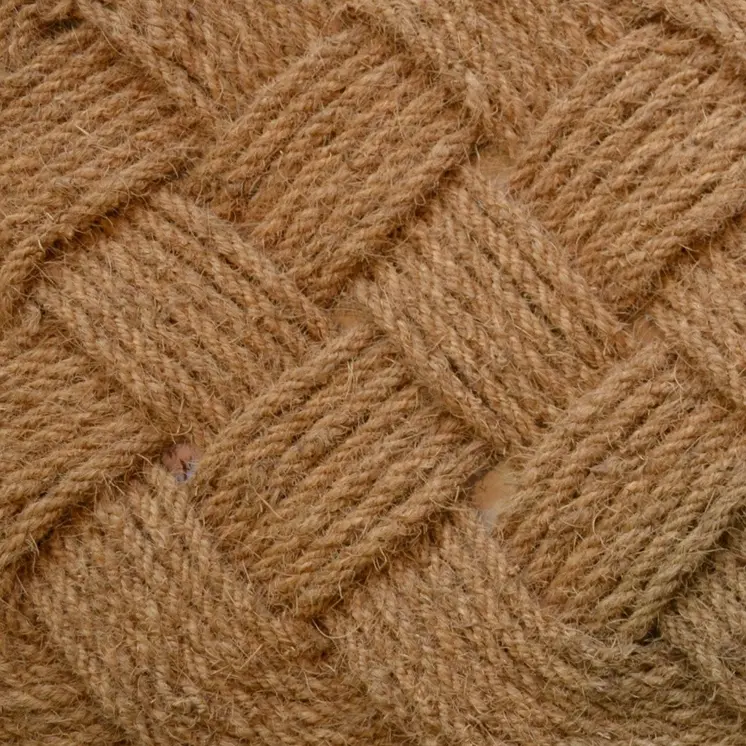 24" X 37" Brown Coir Weave Outdoor Door Mat