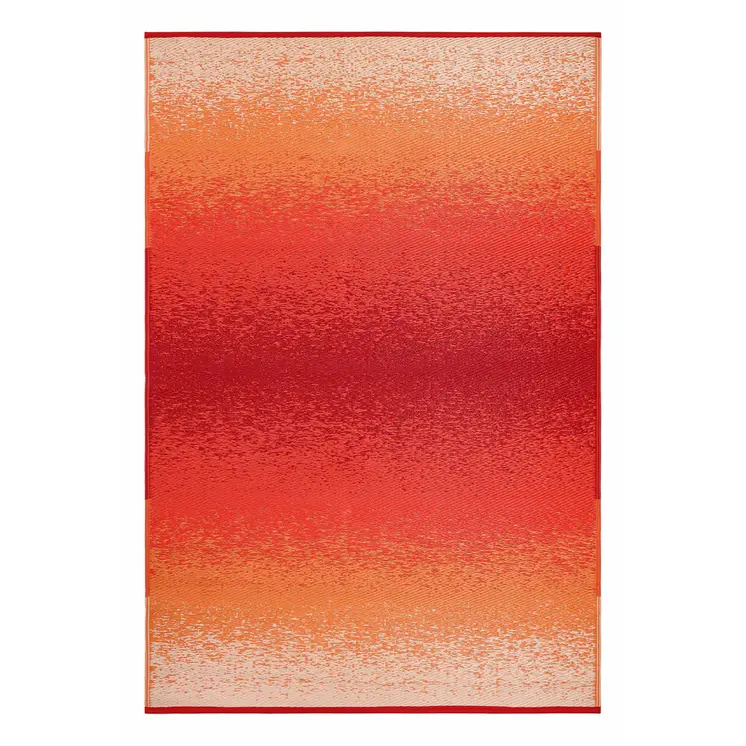 4' X 6' Orange Indoor Outdoor Area Rug