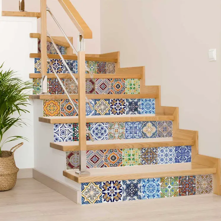 12" X 12" Kyla Mutli Mosaic Peel and Stick Tiles