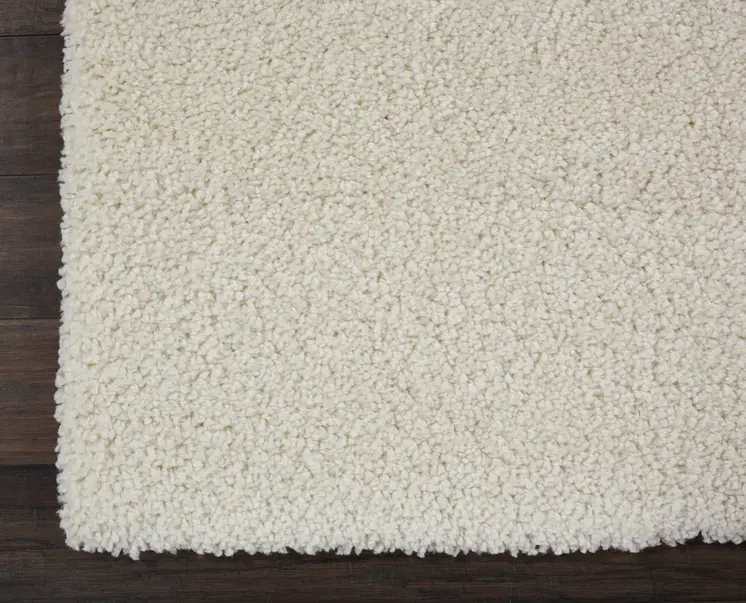 4' X 6' Ivory Shag Area Rug
