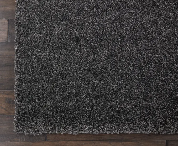 7' X 10' Gray Shag Area Rug