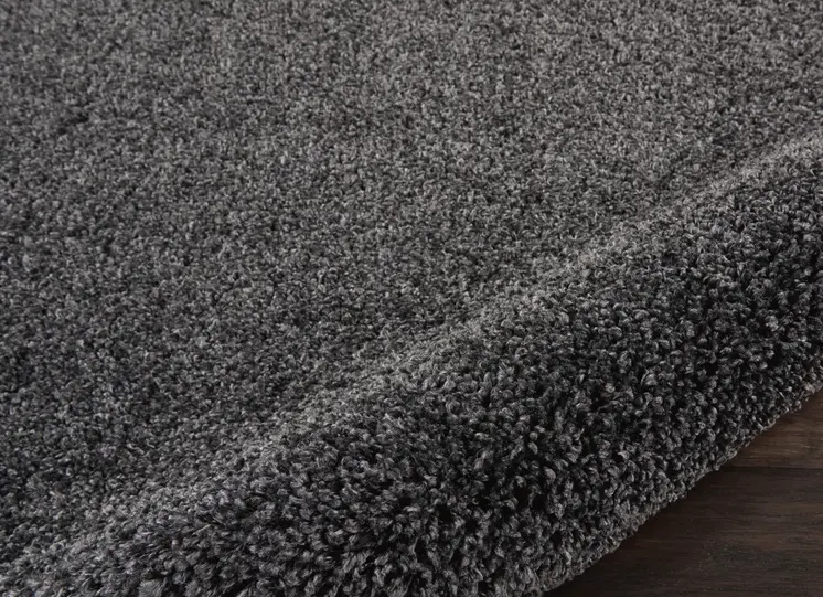 7' X 10' Gray Shag Area Rug