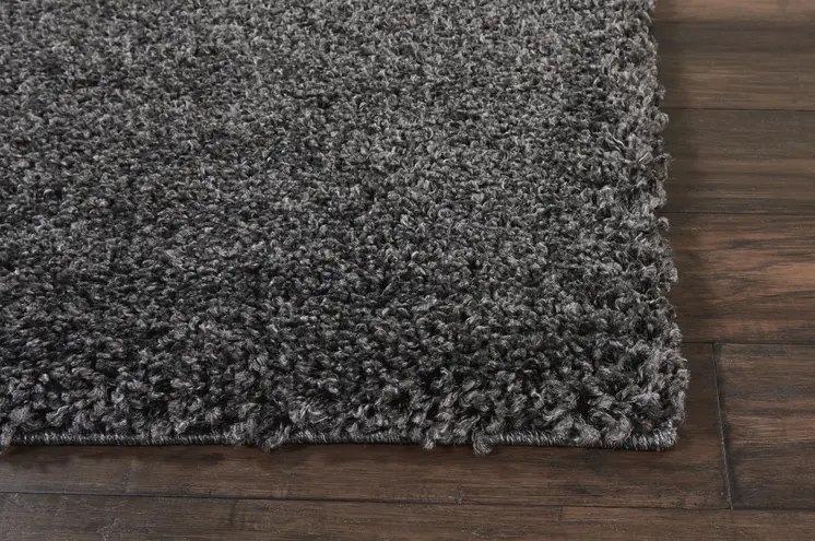 8' X 10' Gray Shag Area Rug
