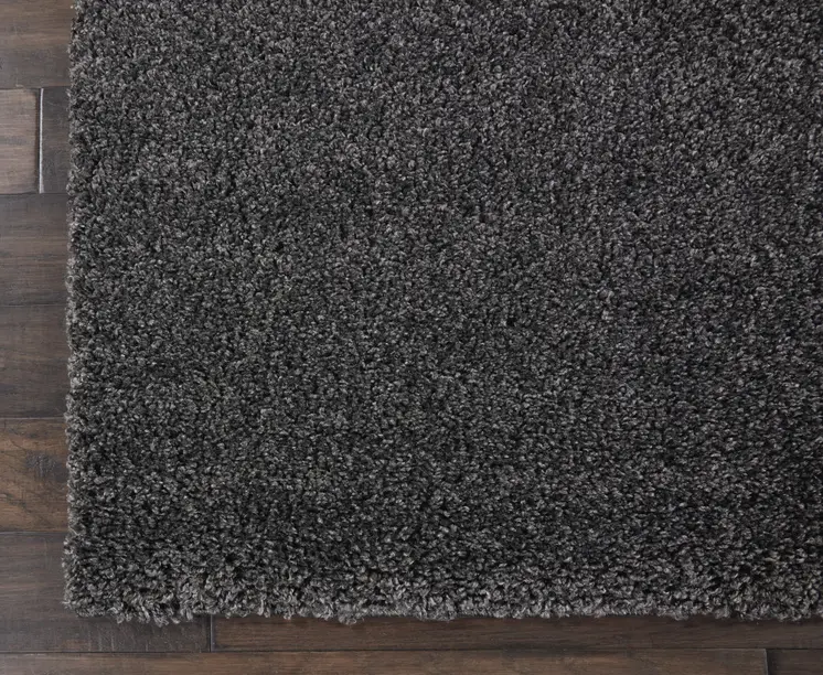 8' X 10' Gray Shag Area Rug