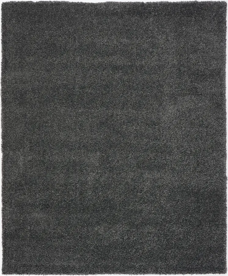 8' X 10' Gray Shag Area Rug