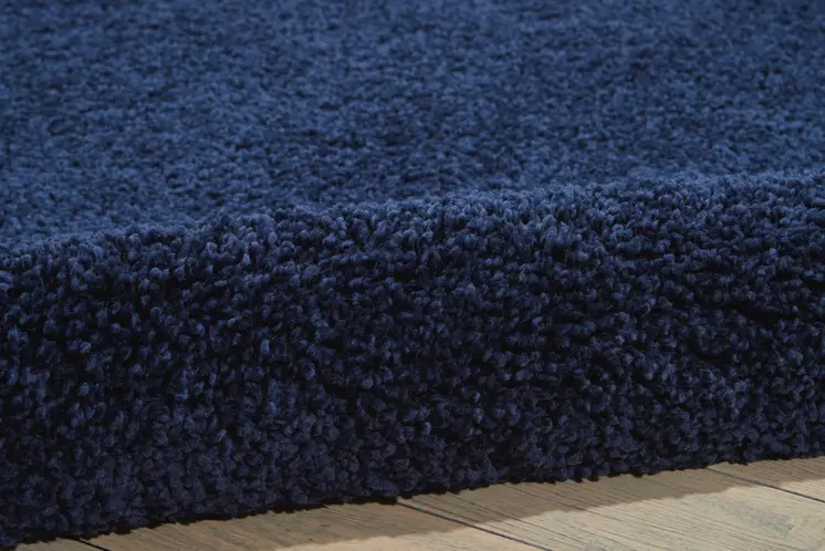 5' X 7' Blue Shag Area Rug