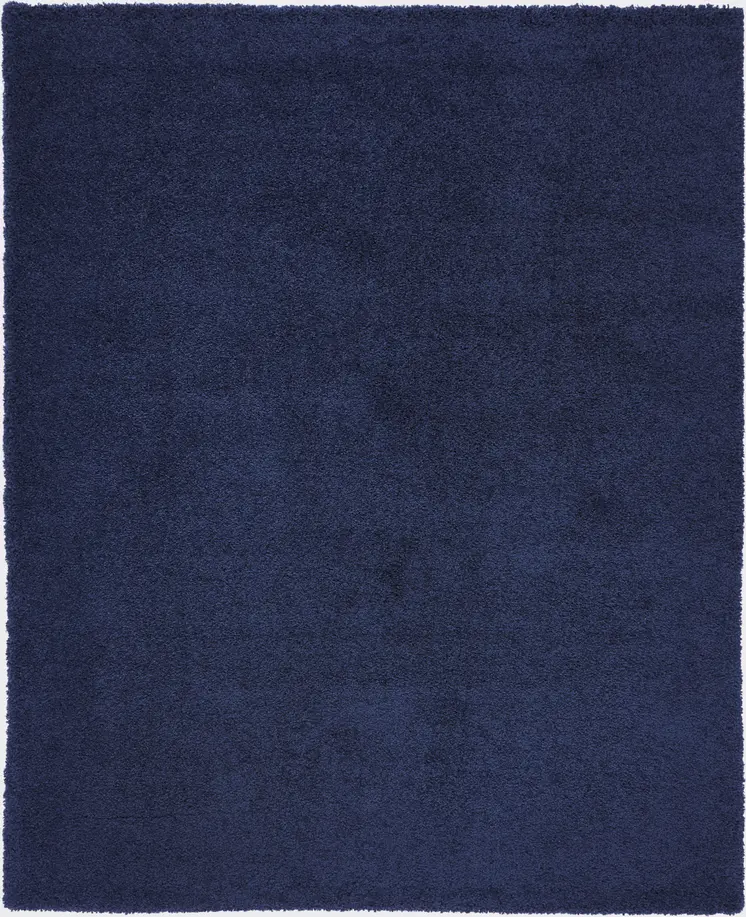 8' X 10' Blue Shag Area Rug