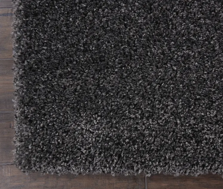 3' X 5' Gray Shag Area Rug