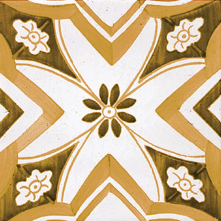12" X 12" Brown and White Papaya Peel And Stick Removable Tiles