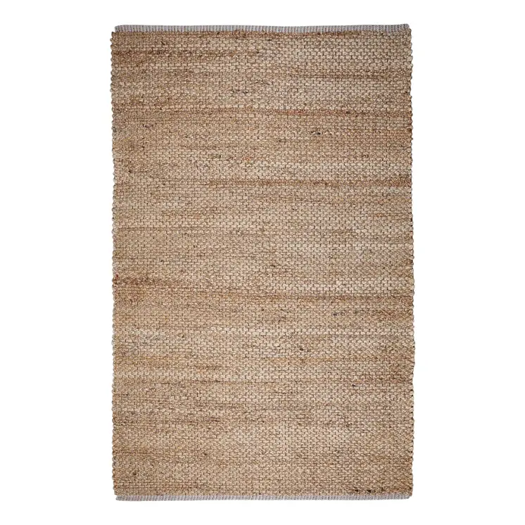 5' X 8' Natural Jute Hand Woven Area Rug