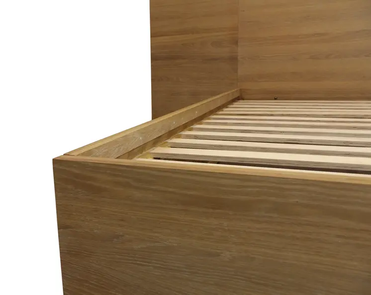 Natural Wood Queen Bed Frame