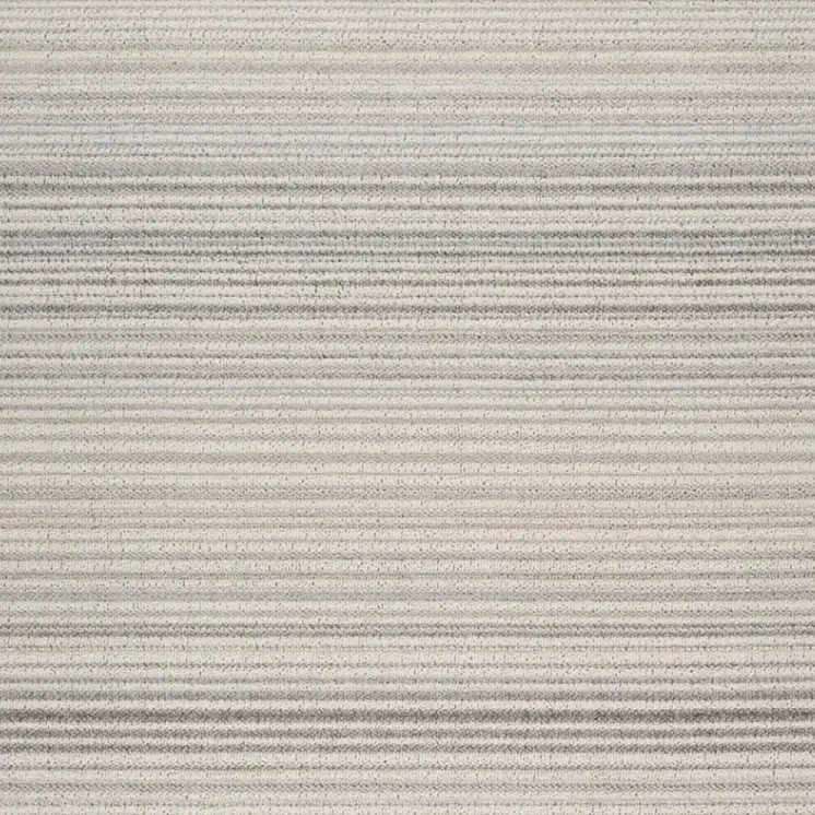 8' X 11' Gray and Ivory Abstract Area Rug