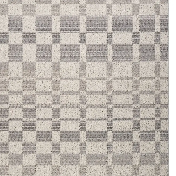 5' X 8' Gray and Beige Moroccan Distressed Area Rug