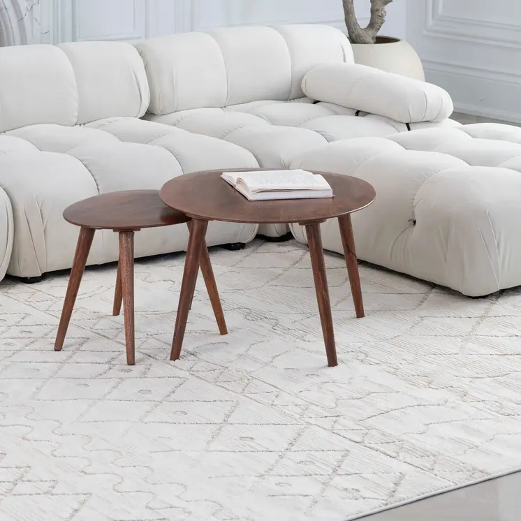 4' X 6' Gray and Beige Abstract Distressed Area Rug