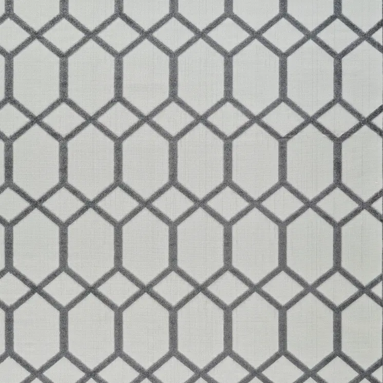 8' X 10' Beige And Gray Geometric Distressed Indoor Outdoor Area Rug