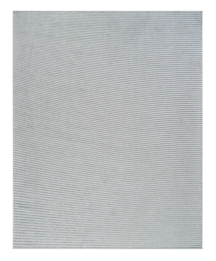 8' X 10' Cream and Beige Striped Distressed Indoor Outdoor Area Rug