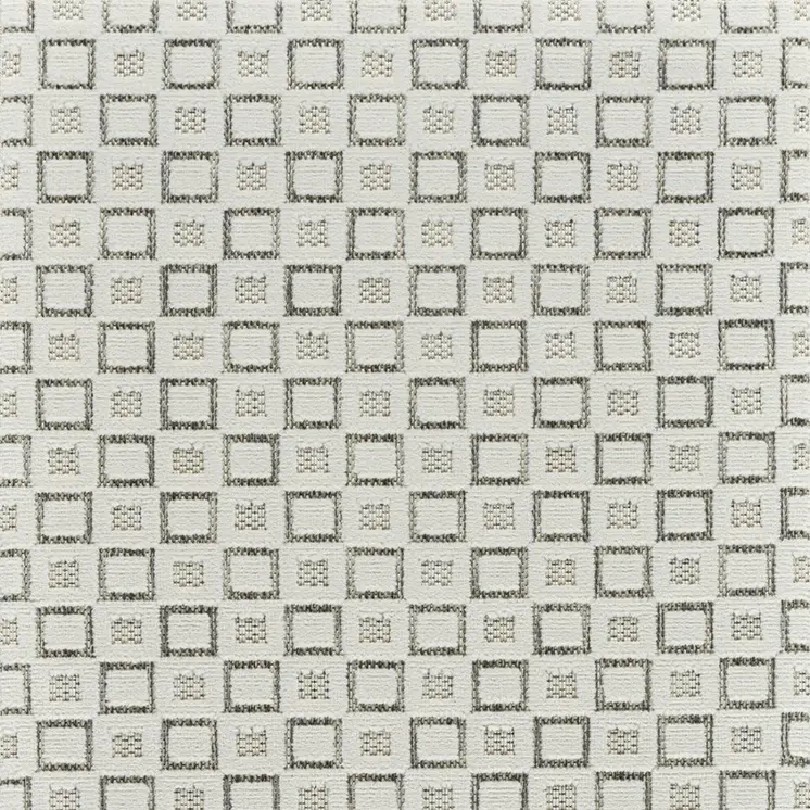 3' X 5' Cream and Beige Geometric Distressed Indoor Outdoor Area Rug