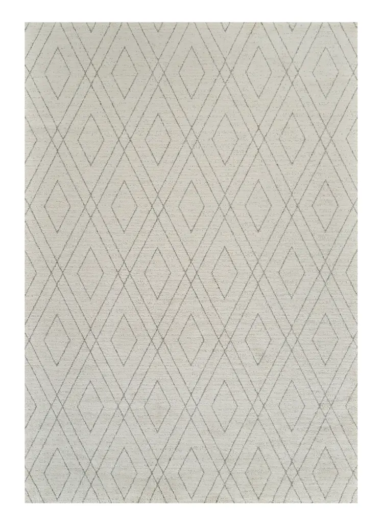 7' X 10' Beige and Gray Abstract Non Skid Area Rug