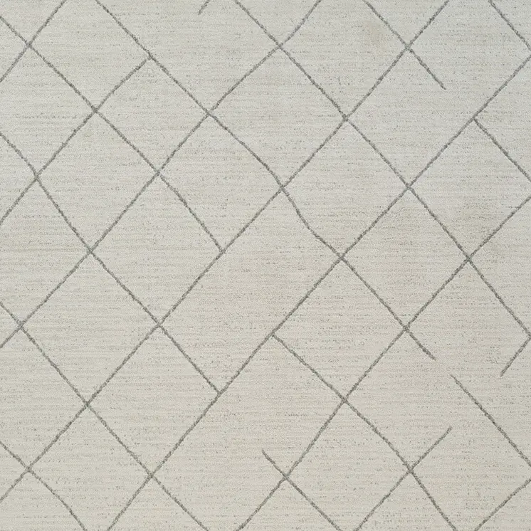 8' X 11' Cream and Beige Abstract Distressed Area Rug