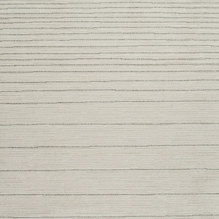 8' Cream and Beige Abstract Non Skid Runner Rug
