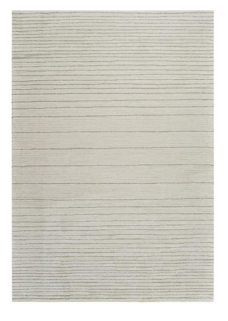 8' X 11' Cream and Beige Abstract Non Skid Area Rug