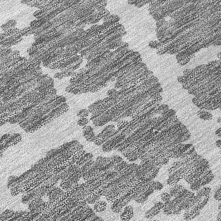 9' X 12' Charcoal Abstract Washable Non Skid Indoor Outdoor Area Rug