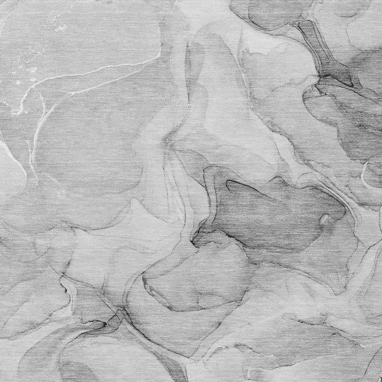 3' X 5' Gray Abstract Washable Non Skid Indoor Outdoor Area Rug