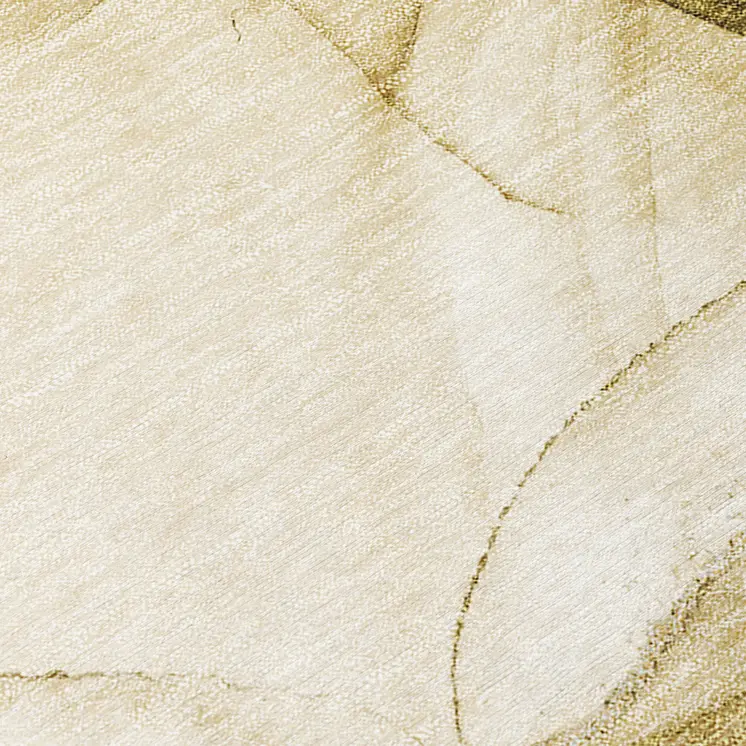 5' X 8' Beige Abstract Washable Non Skid Indoor Outdoor Area Rug