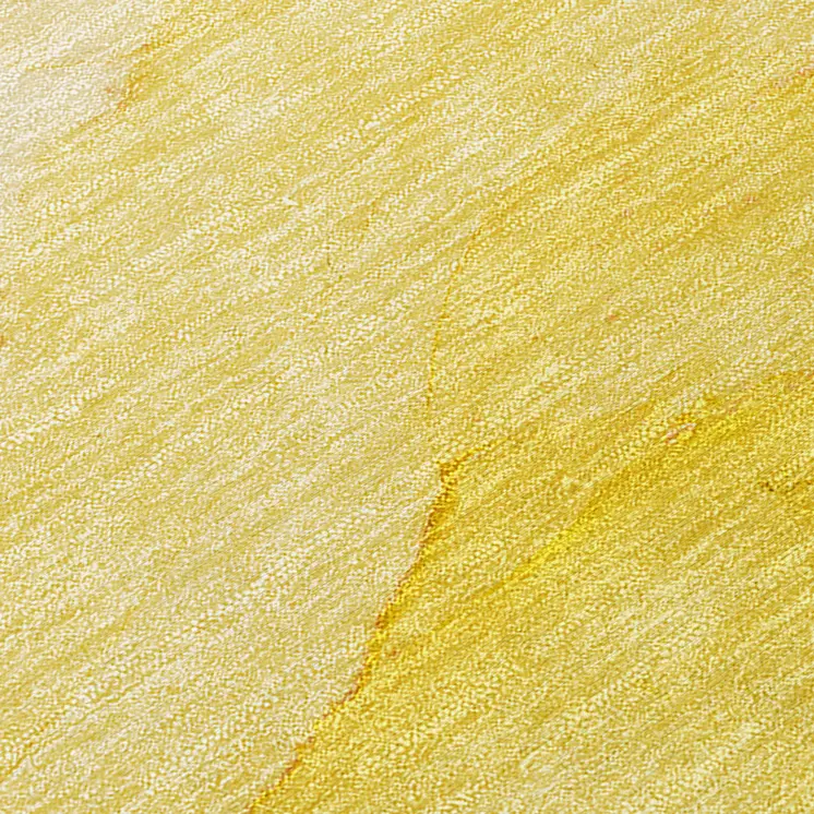 8' Round Gold Abstract Washable Non Skid Indoor Outdoor Area Rug