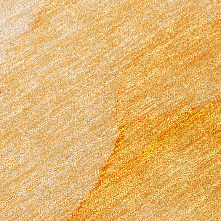 8' X 10' Orange Abstract Washable Non Skid Indoor Outdoor Area Rug