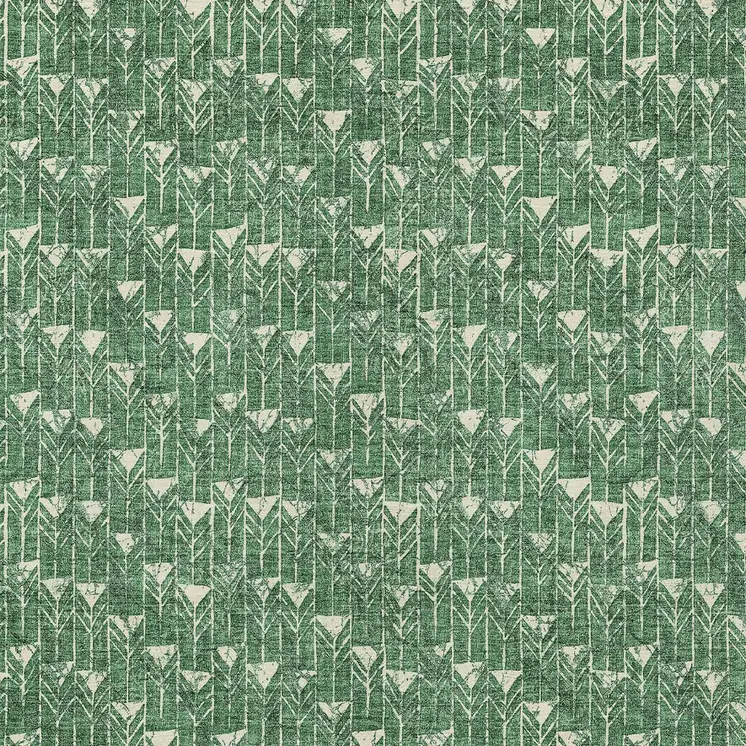 3' X 5' Sage Geometric Washable Non Skid Indoor Outdoor Area Rug