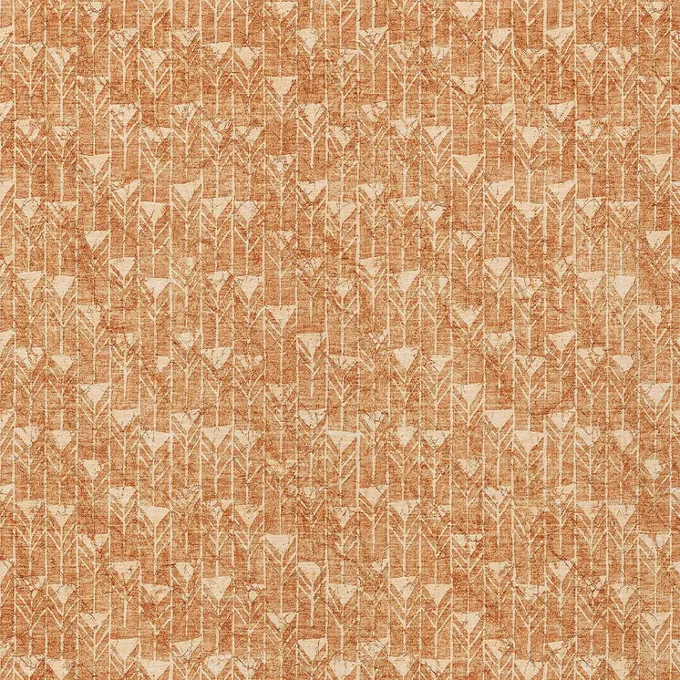 3' X 5' Bronze Geometric Washable Non Skid Indoor Outdoor Area Rug