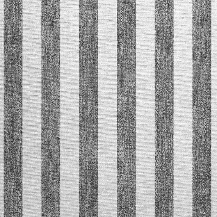 2' X 3' Charcoal Striped Washable Non Skid Indoor Outdoor Area Rug