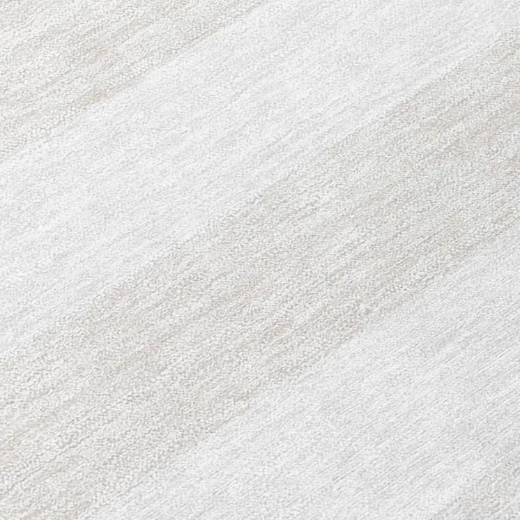 10' X 14' Ivory Striped Washable Indoor Outdoor Area Rug
