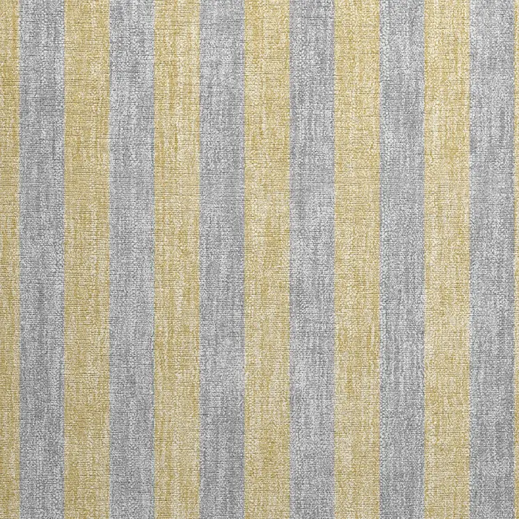 2' X 3' Silver Striped Washable Non Skid Indoor Outdoor Area Rug
